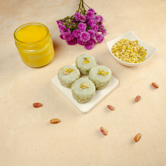 Purshottam Sweets Surti Pista Ghari - 12 pcs