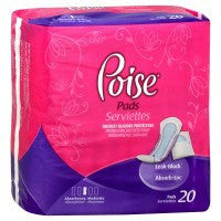Poise Pads Bladder Protection, Moderate 20/Bag