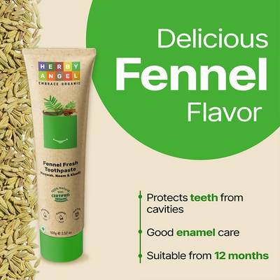 Herby Angel Baby Toothpaste For Strong Teeth