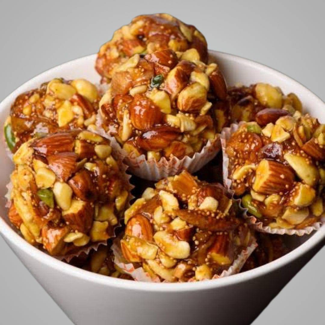 Prakash Namkeen Khajur Dryfruit Laddu with Kesar Honey - 600 gms