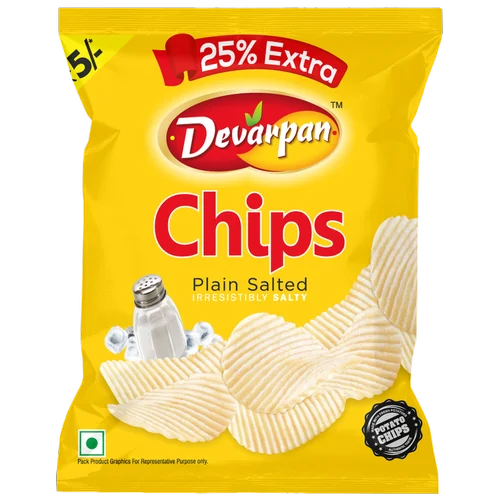 Devarpan Chips Plain Salted - 13g