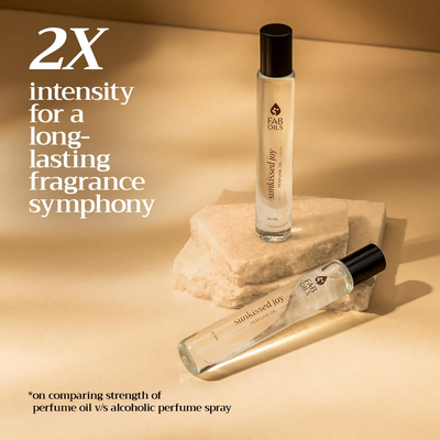 Fab Oils Sunkissed Joy Perfume Oil Citrus, Orange & Amber Blend