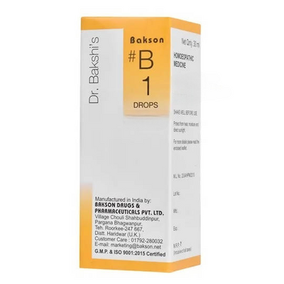 Bakson's Homeopathy B1 Drops