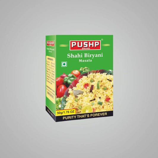 Pushp Brand Veg Biryani Masala Sachete - 200 gms