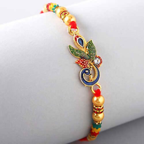 Alluring Peacock Rakhi