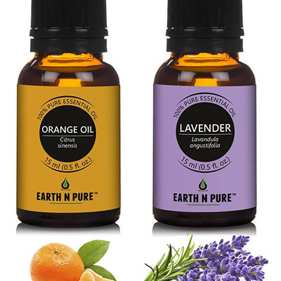 Earth N Pure Lavender & Orange Essential Oils