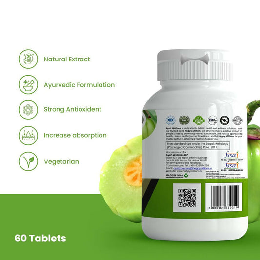 HappyMillions Garcinia & Pepper Weight Loss Tablets