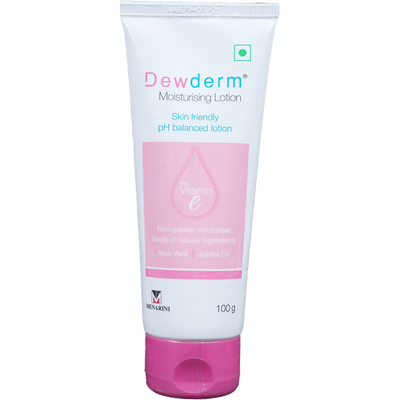 Dewderm Moisturising Lotion with Vitamin E, Aloe Vera & Jojoba Oil