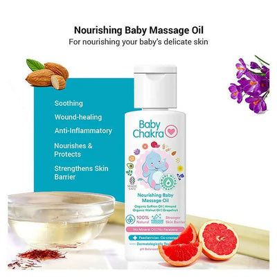 BabyChakra Massage Oil Hair Oil & Coconut Oil Combo