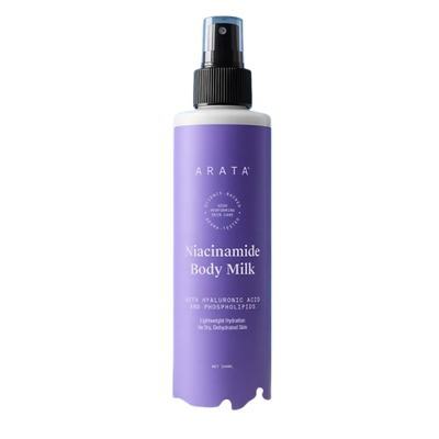 Arata Niacinamide Body Milk for Dull and Dehydrated Skin