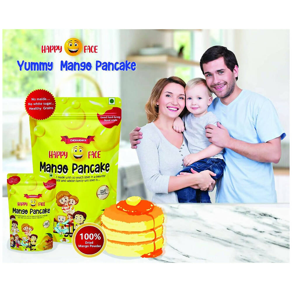 Happy Face Ready to Eat Pancake Powder For Kids with No Preservative & Gluten Free