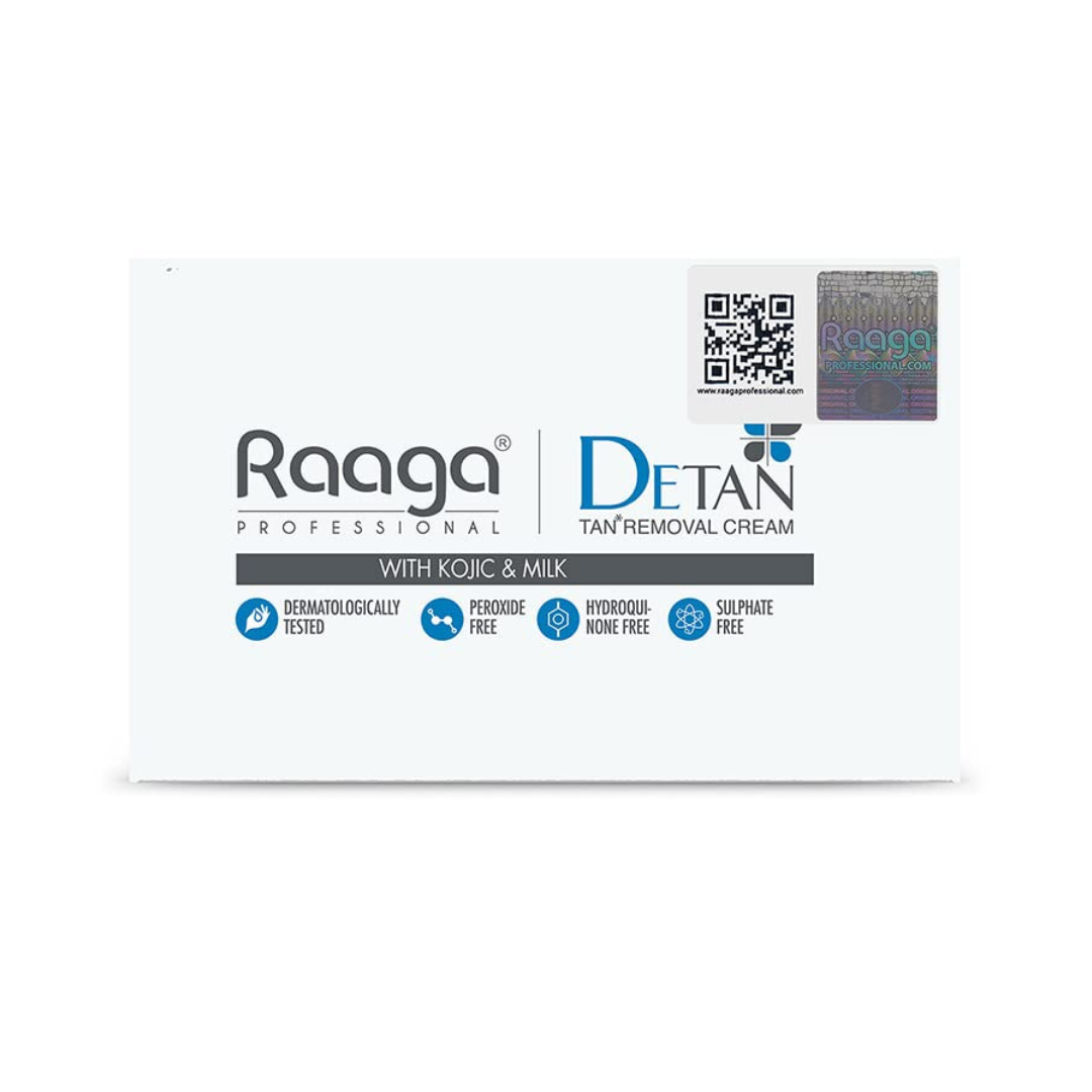 raaga detan tan removel cream with kojic & milk 72g