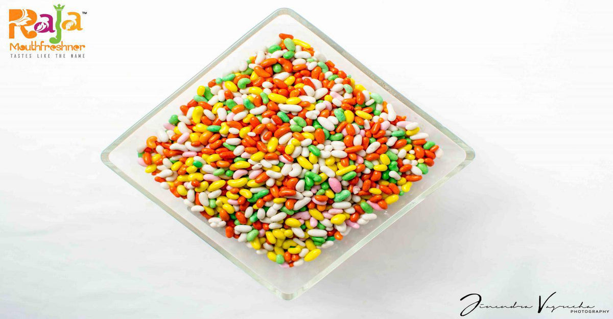 Raja Supari Coloured Sounf Medium - 500 gms