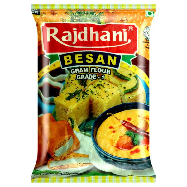 20x Rajdhani Besan Gram Flour Grade, 10 kg (500 g x 20)
