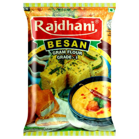 20x Rajdhani Besan Gram Flour Grade, 10 kg (500 g x 20)
