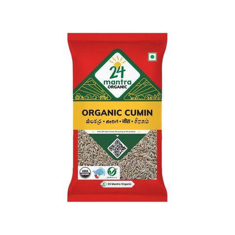 24 Mantra Organic Cumin Seeds / Jeera Seeds-100g