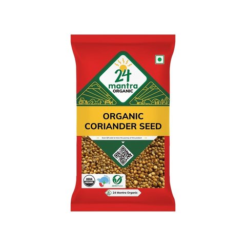 24 Mantra Organic Coriander Seeds / Dhaniya Seeds-100g