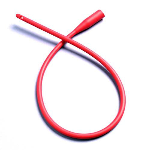 Red Rubber Catheter, 10, 12, 14, 16, 18 French Sterile, 16 inch length