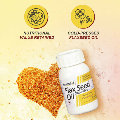 HealthAid Flax Seed Oil 1000 mg Capsules