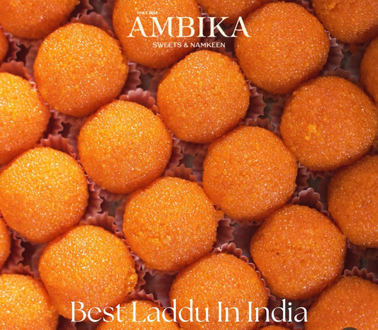 Ambika Sev Bhandar  Motichur Laddu 500 gms - 500 gms