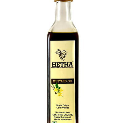 Hetha Organic Cold Pressed Black Mustard Oil
