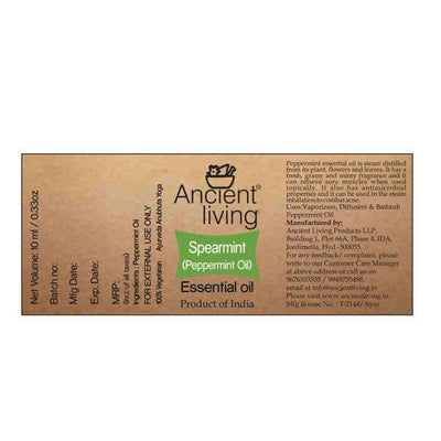Ancient Living Spearmint (Peppermint Oil) Essential Oil
