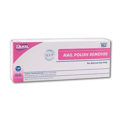 Nail Polish Remover Pads 100/Box