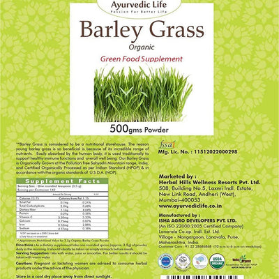 Ayurvedic Life Barley Grass Powder