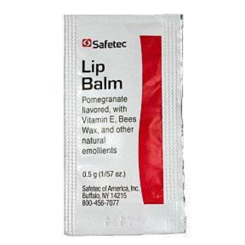 Lip Balm Packets with Pomegranate Flavor, 144/Box