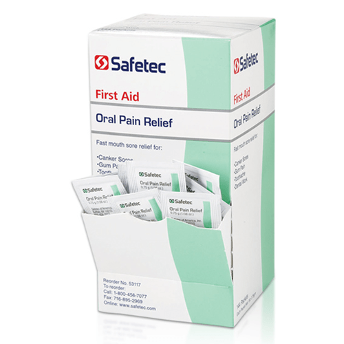 Oral Anesthetic Pain Relief Gel Packet, 144/bx