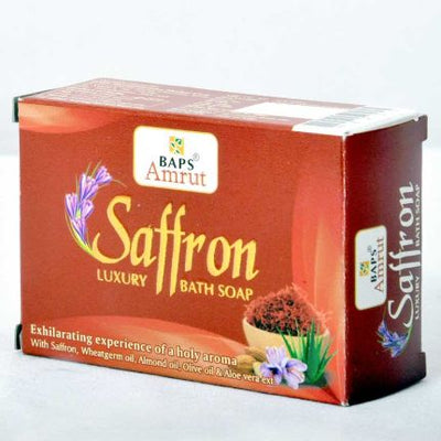 BAPS Amrut Saffron Soap (pack of 3) | 100 gms each