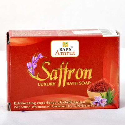 BAPS Amrut Saffron Soap (pack of 3) | 100 gms each