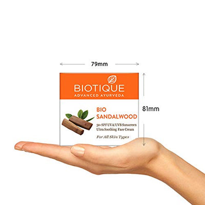 Biotique Sun Shield Sandalwood Ultra Protective Lotion 50+ SPF Sunscreen