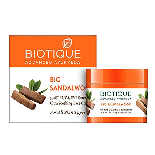 Biotique Sun Shield Sandalwood Ultra Protective Lotion 50+ SPF Sunscreen