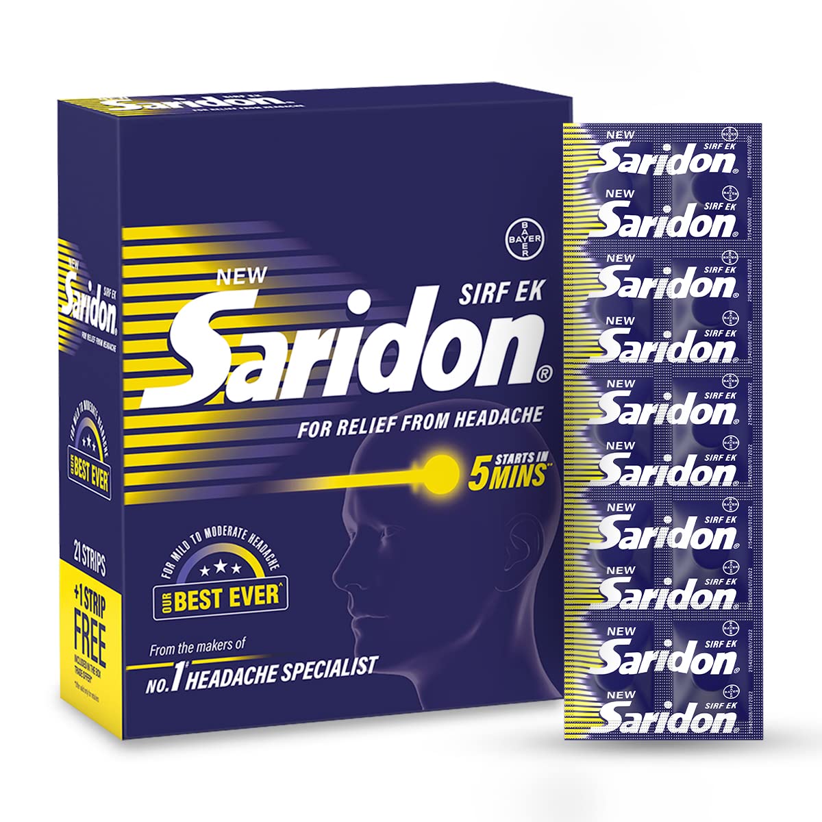 New Saridon Relief, 10 Tablets