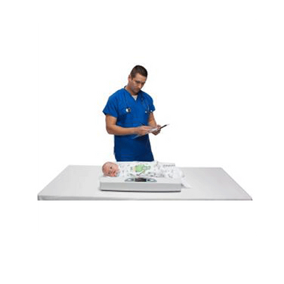 Digital Pediatric Tray Scale with Built-In Measuring Tape