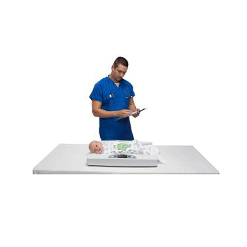 Digital Pediatric Tray Scale with Built-In Measuring Tape