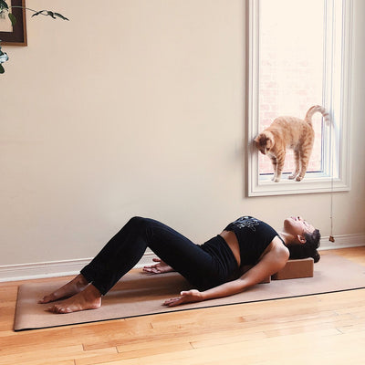 Sustainable Yoga Cork Blocks- Natural Fitness Cork