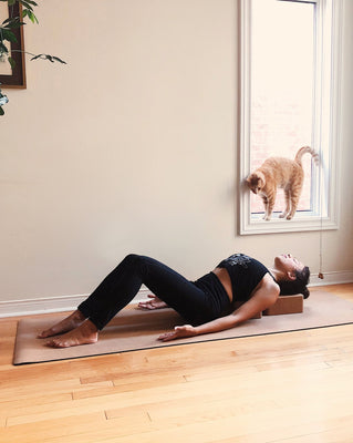 Sustainable Yoga Cork Blocks- Natural Fitness Cork