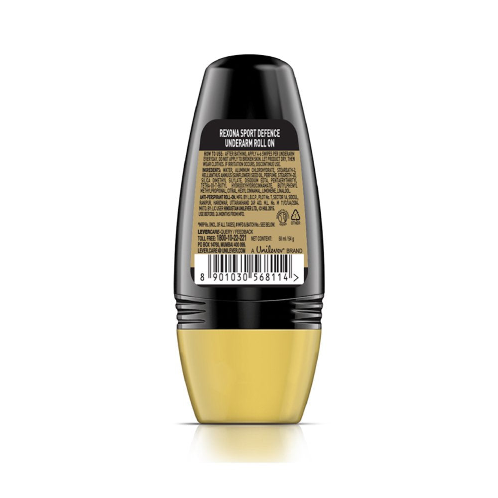 Rexona Men Sport Defence Underarm Roll On, Odour Protection (50 ml)