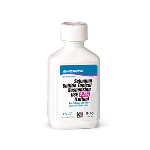 Selenium Sulfide Lotion 2.5% Topical Suspension 4 oz