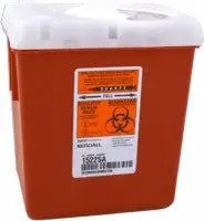 Sharps Container with Rotor Opening Lid 2 Gallon