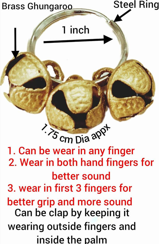 Ganesh Pooja Celebration Clapping Anguthi | Set Of 3 Pair