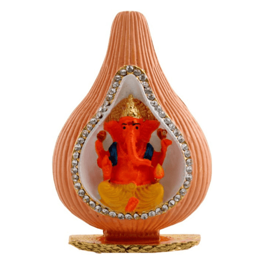 Lord Ganesha Sitting In Coconut | Handmade