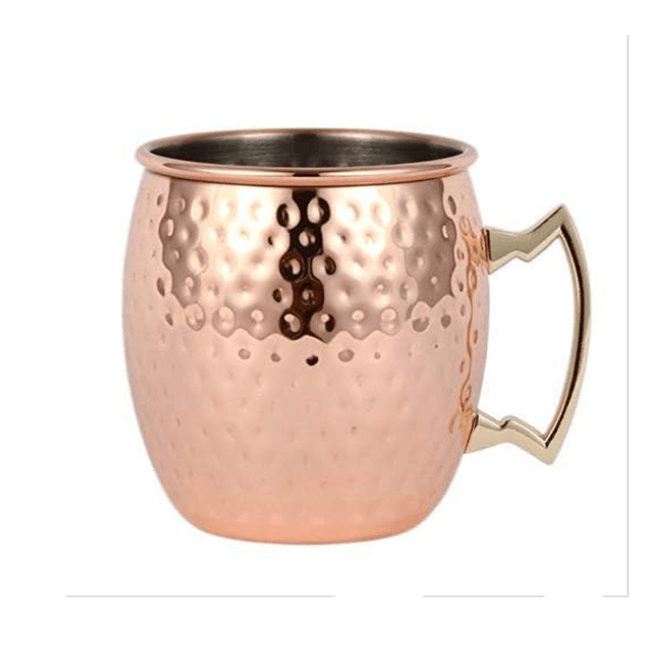 Hammered Copper Mug | Set of 2
