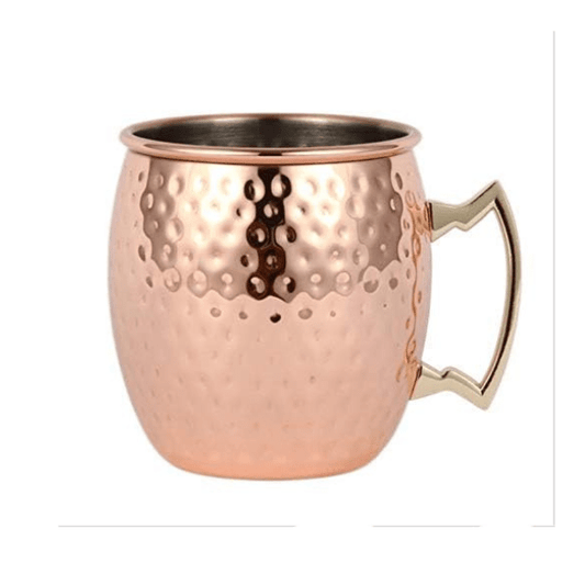 Hammered Copper Mug | Set of 2