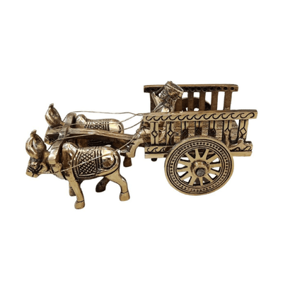 Brass Bullock Cart Showpiece, Showpiece for Decor
