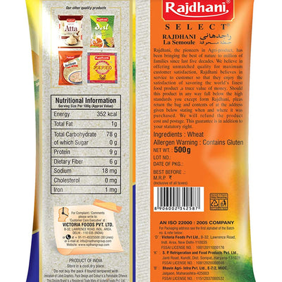 Rajdhani Suji, 500g