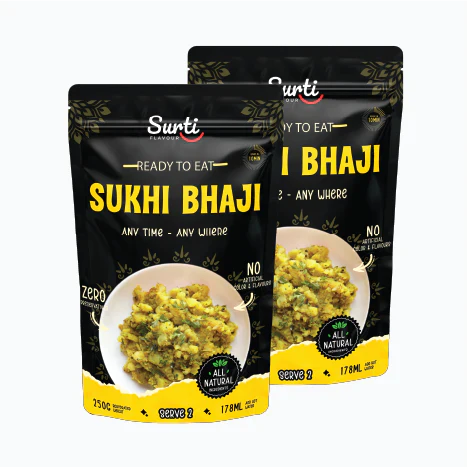 Surti Flovour Sukhi Bhaji - Ready To Eat 500 gms | Pack Of 2 ( 250 gms each )