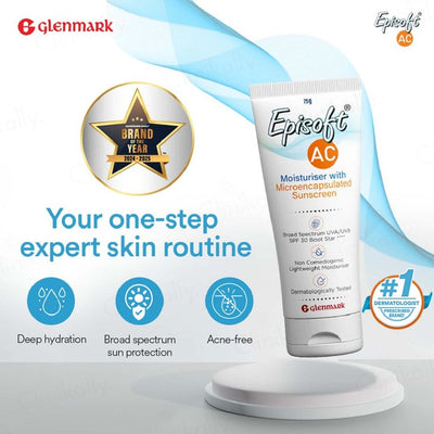 Episoft AC Moisturizer with Sunscreen, SPF 30